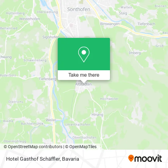Карта Hotel Gasthof Schäffler