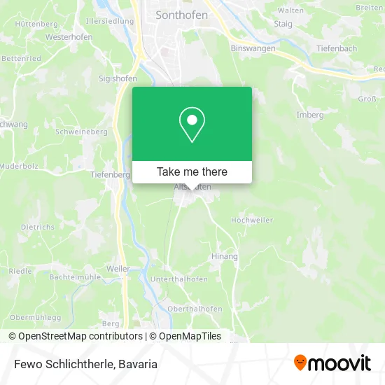 Карта Fewo Schlichtherle