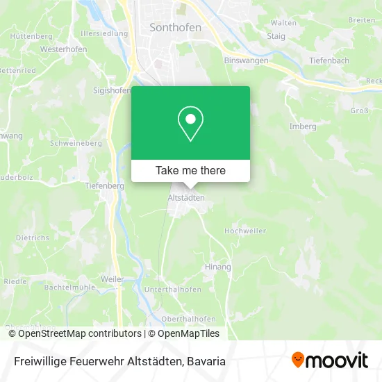 Карта Freiwillige Feuerwehr Altstädten