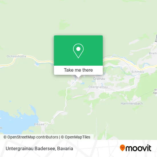 Карта Untergrainau Badersee