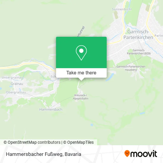 Карта Hammersbacher Fußweg
