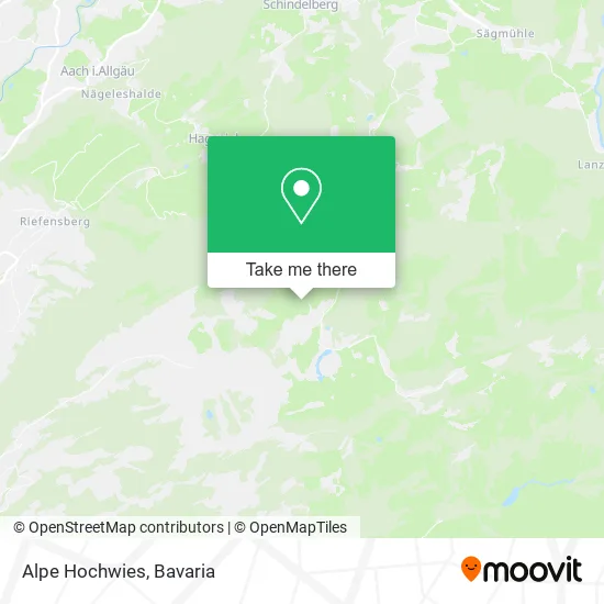 Alpe Hochwies map