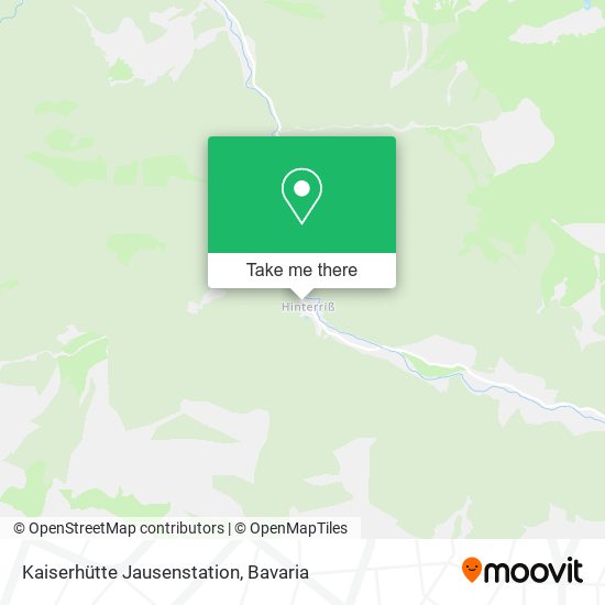 Kaiserhütte Jausenstation map