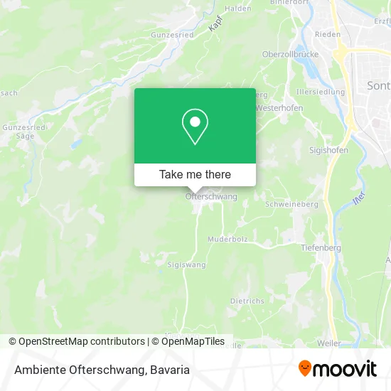 Карта Ambiente Ofterschwang