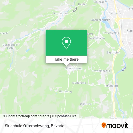 Карта Skischule Ofterschwang