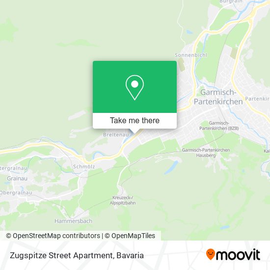 Zugspitze Street Apartment map