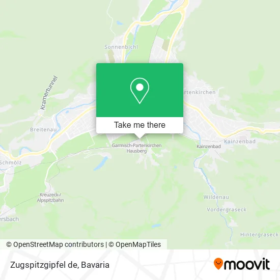 Zugspitzgipfel de map