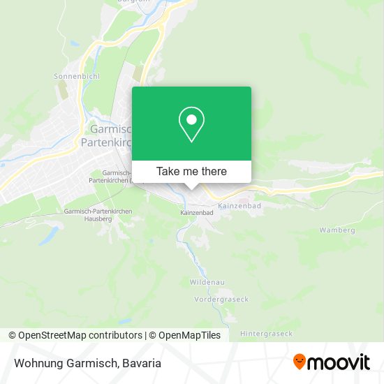 Wohnung Garmisch map