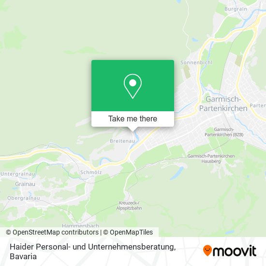 Haider Personal- und Unternehmensberatung map