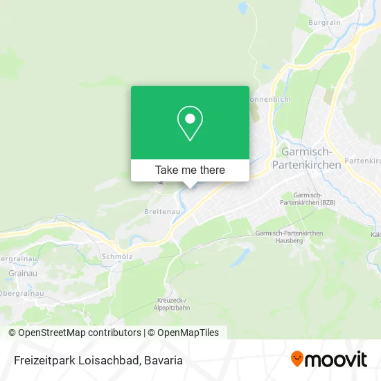 Карта Freizeitpark Loisachbad