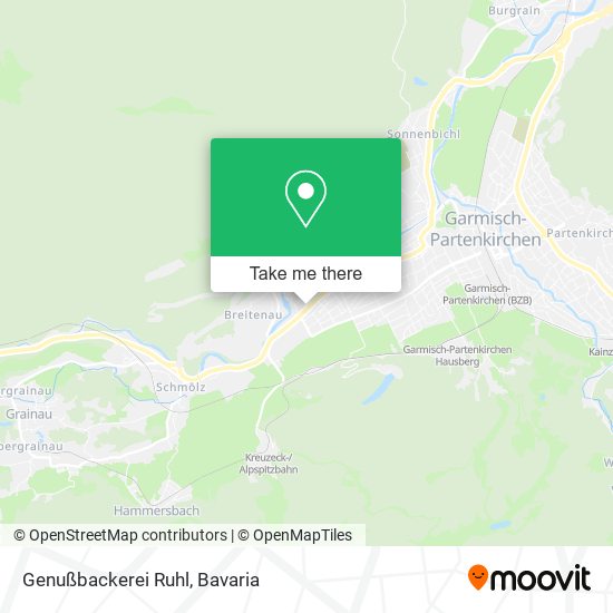 Genußbackerei Ruhl map