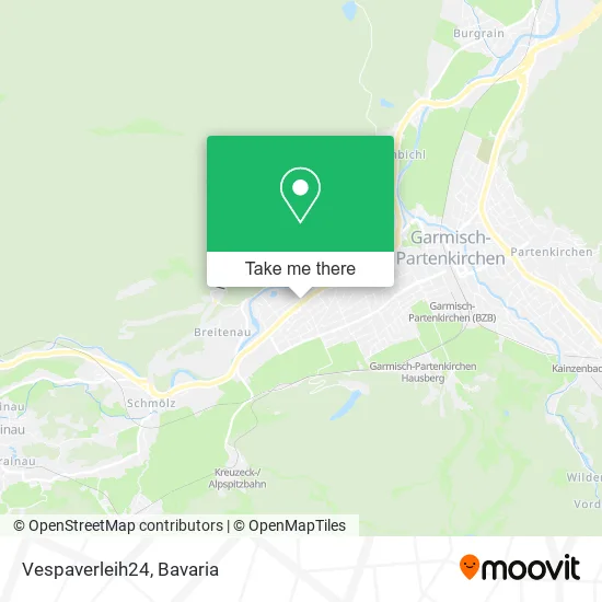 Карта Vespaverleih24