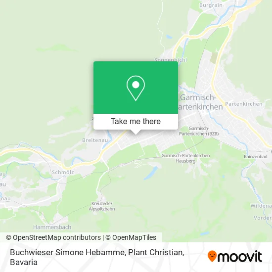 Карта Buchwieser Simone Hebamme, Plant Christian