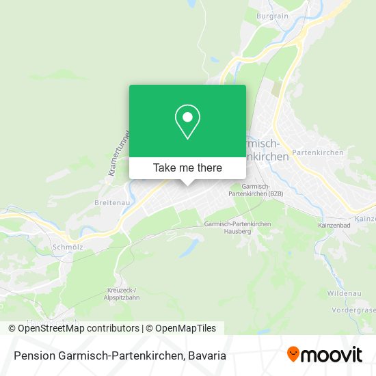 Pension Garmisch-Partenkirchen map