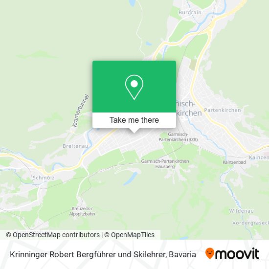 Krinninger Robert Bergführer und Skilehrer map