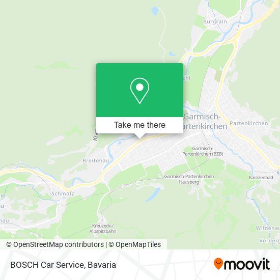 BOSCH Car Service map