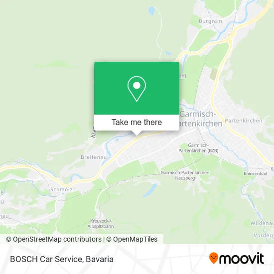 BOSCH Car Service map