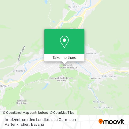 Impfzentrum des Landkreises Garmisch-Partenkirchen map