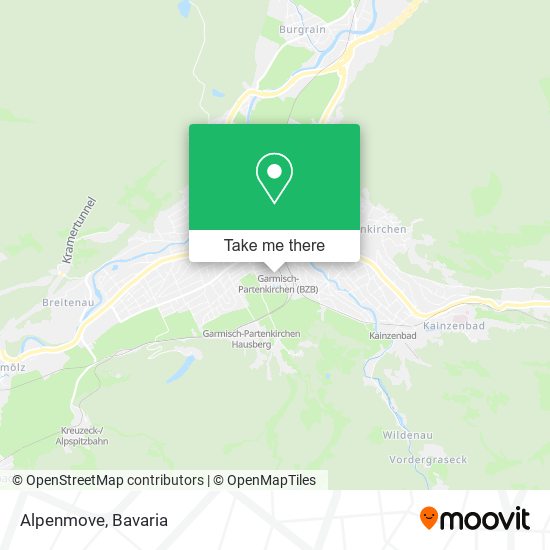 Alpenmove map