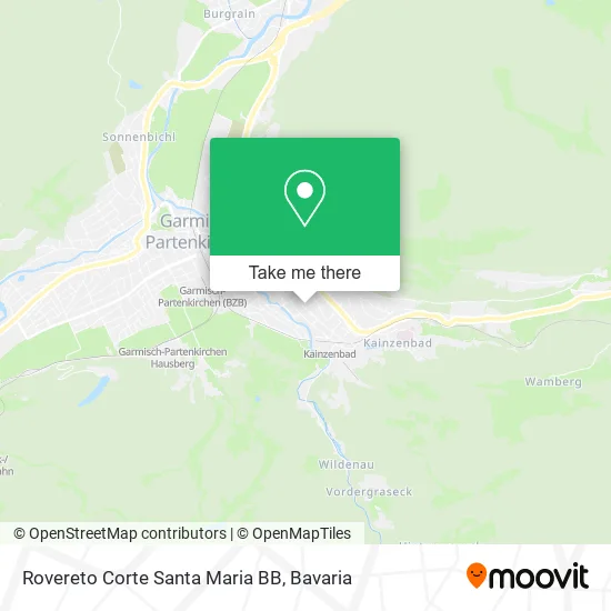 Rovereto Corte Santa Maria BB map