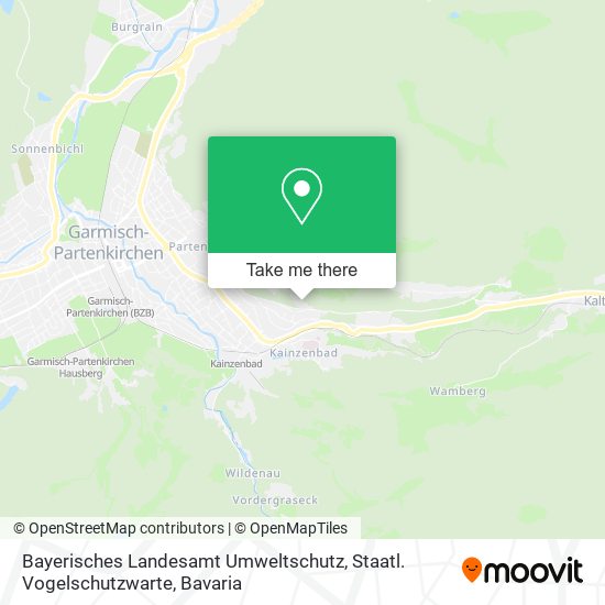 Bayerisches Landesamt Umweltschutz, Staatl. Vogelschutzwarte map