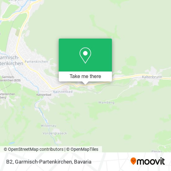 B2, Garmisch-Partenkirchen map