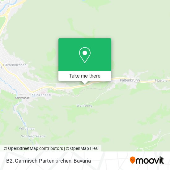 B2, Garmisch-Partenkirchen map