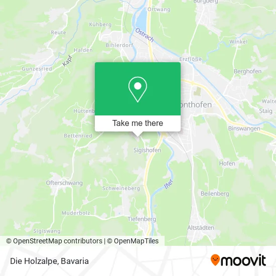 Карта Die Holzalpe