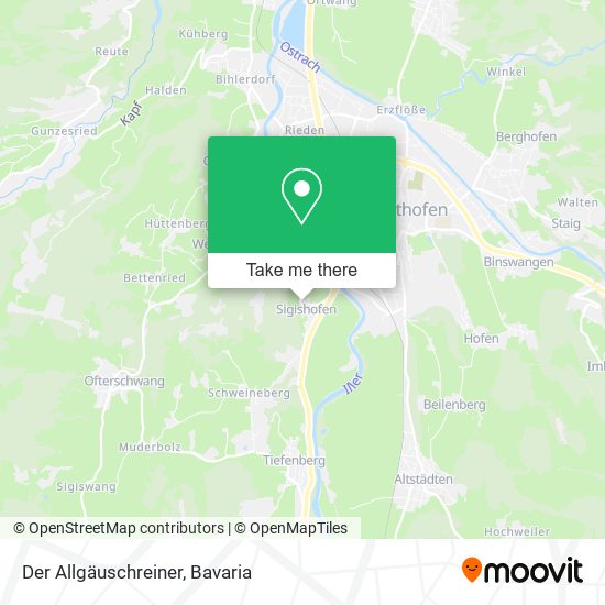 Der Allgäuschreiner map