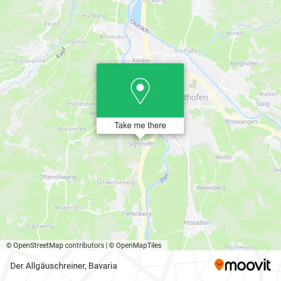 Карта Der Allgäuschreiner