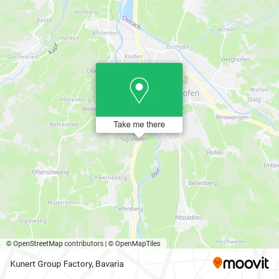 Карта Kunert Group Factory