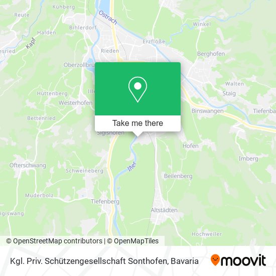 Kgl. Priv. Schützengesellschaft Sonthofen map