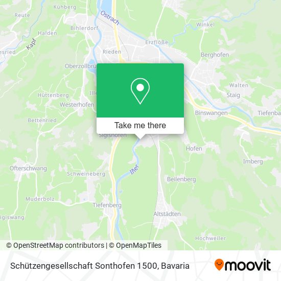 Schützengesellschaft Sonthofen 1500 map