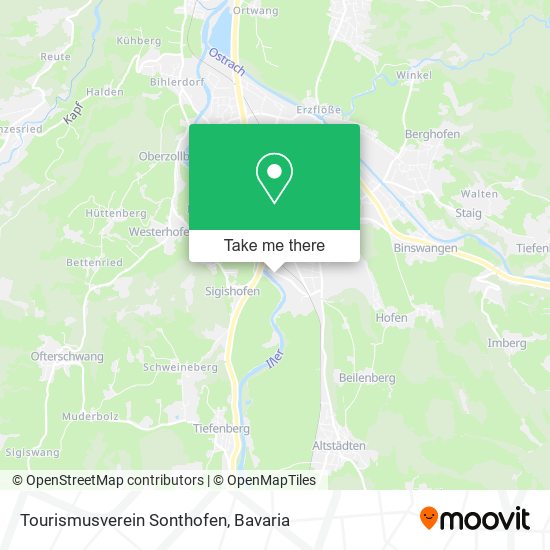 Tourismusverein Sonthofen map