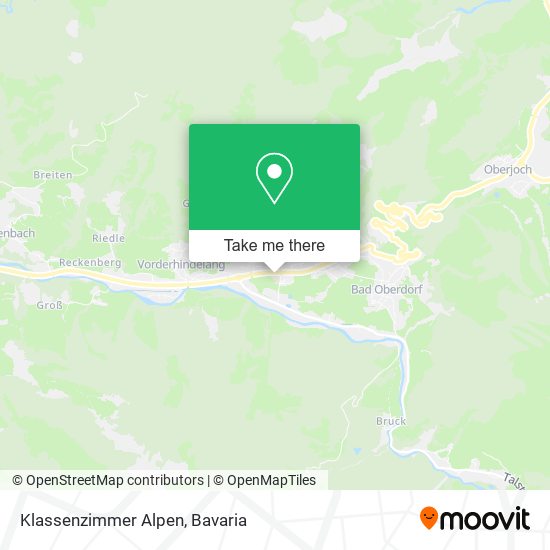 Klassenzimmer Alpen map