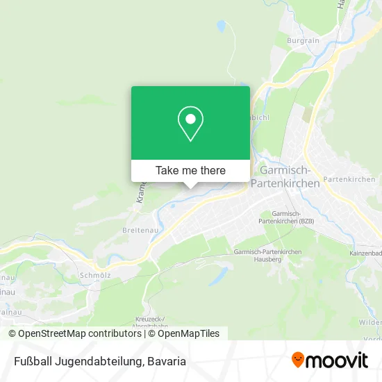 Карта Fußball Jugendabteilung