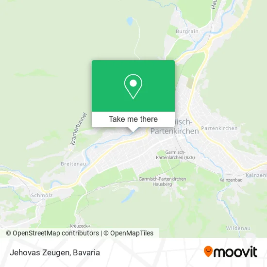 Карта Jehovas Zeugen