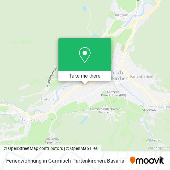 Ferienwohnung in Garmisch-Partenkirchen map