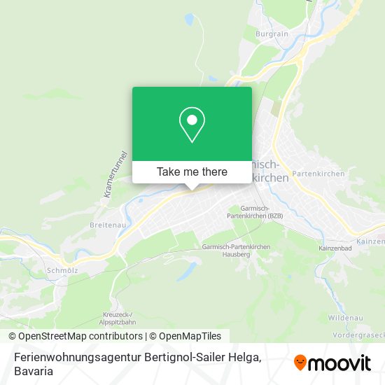 Ferienwohnungsagentur Bertignol-Sailer Helga map