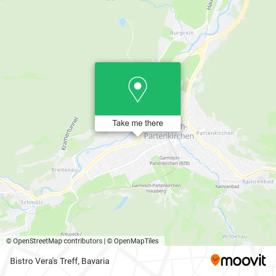 Bistro Vera's Treff map