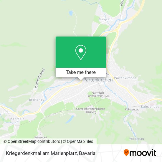 Kriegerdenkmal am Marienplatz map