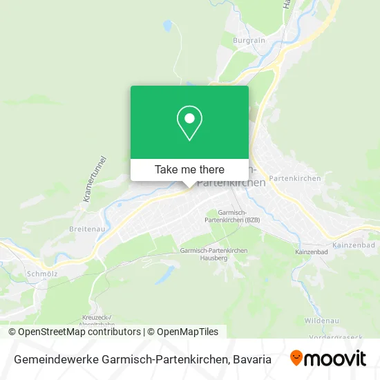 Карта Gemeindewerke Garmisch-Partenkirchen