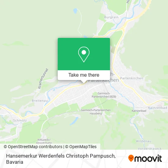 Карта Hansemerkur Werdenfels Christoph Pampusch
