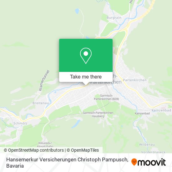 Hansemerkur Versicherungen Christoph Pampusch map