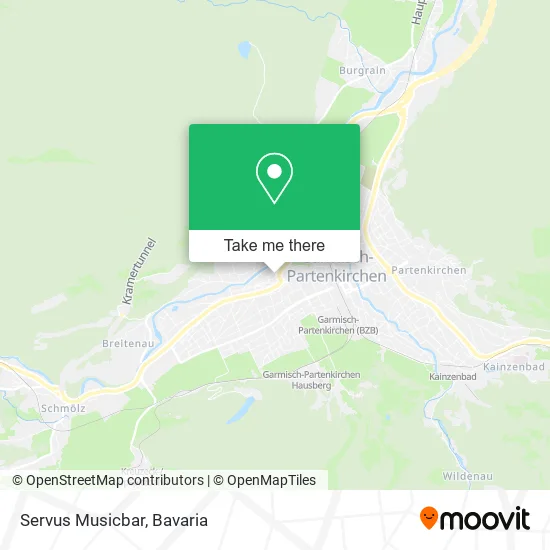 Карта Servus Musicbar