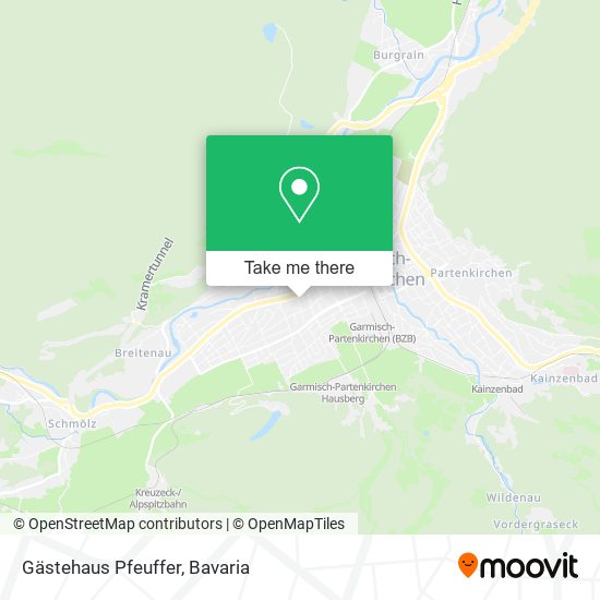 Gästehaus Pfeuffer map