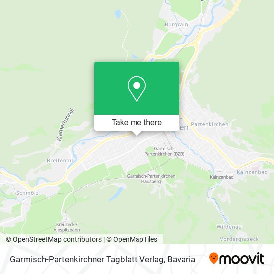 Карта Garmisch-Partenkirchner Tagblatt Verlag