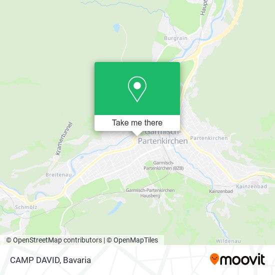 CAMP DAVID map