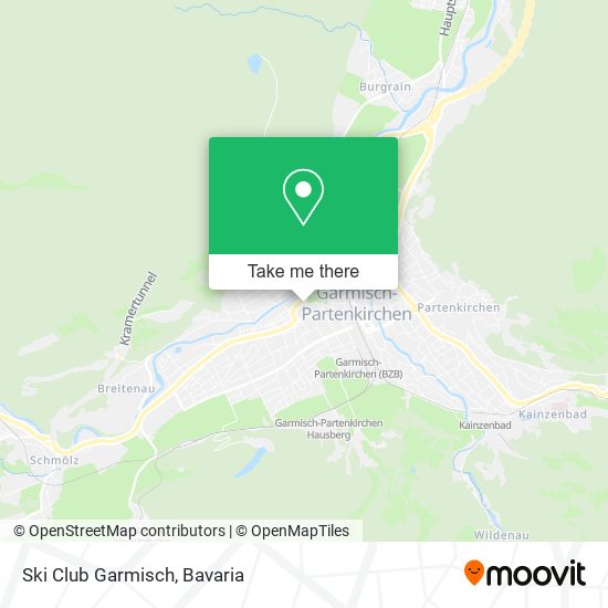 Ski Club Garmisch map