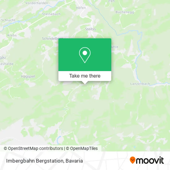 Карта Imbergbahn Bergstation